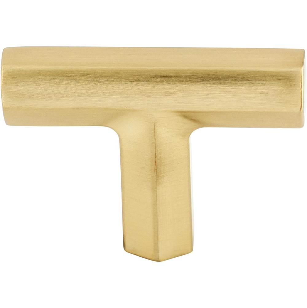 Top Knobs TK790 Lydia T Shape Knob 1 3/4 Inch - Honey Bronze