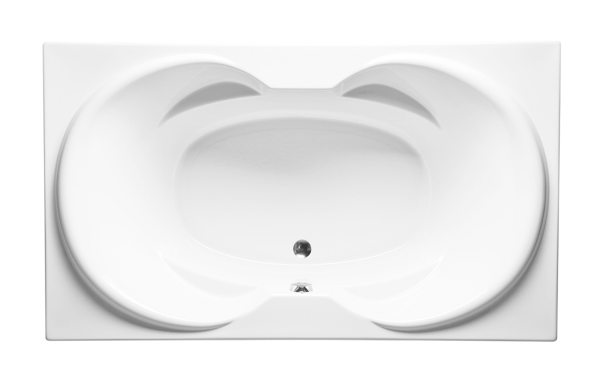 Americh IC6042TA2-WH Icaro 6042 - Tub Only / Airbath 2 - White