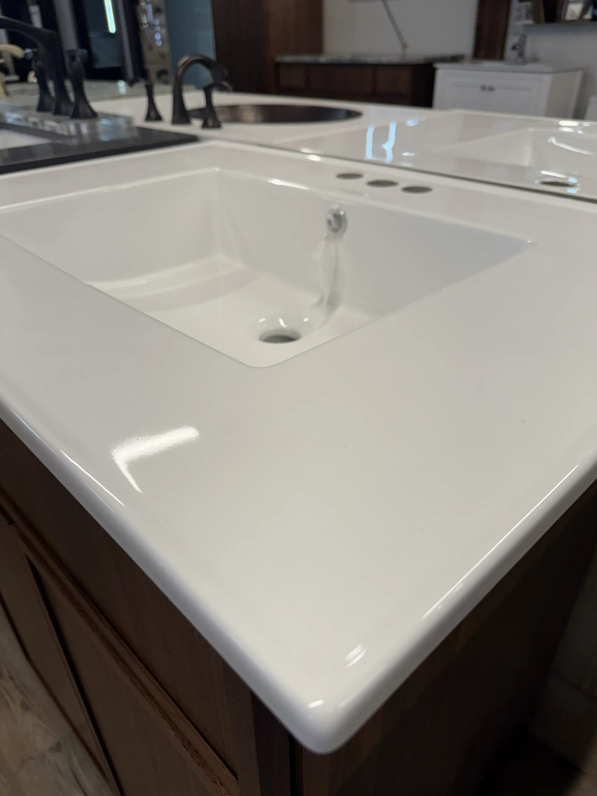 31" Classic Walnut Shaker Vanity with Integrated Ceramic Sink & Premium Plywood Construction