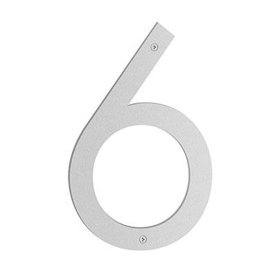 Smedbo Nordic House Number 6 in Matt grey