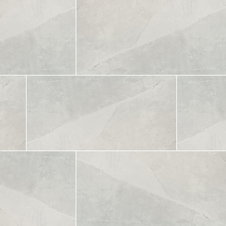 Sande ivory 12x24 matte porcelain floor and wall tile NSANIVO1224 product shot angle view #Size_12"x24"