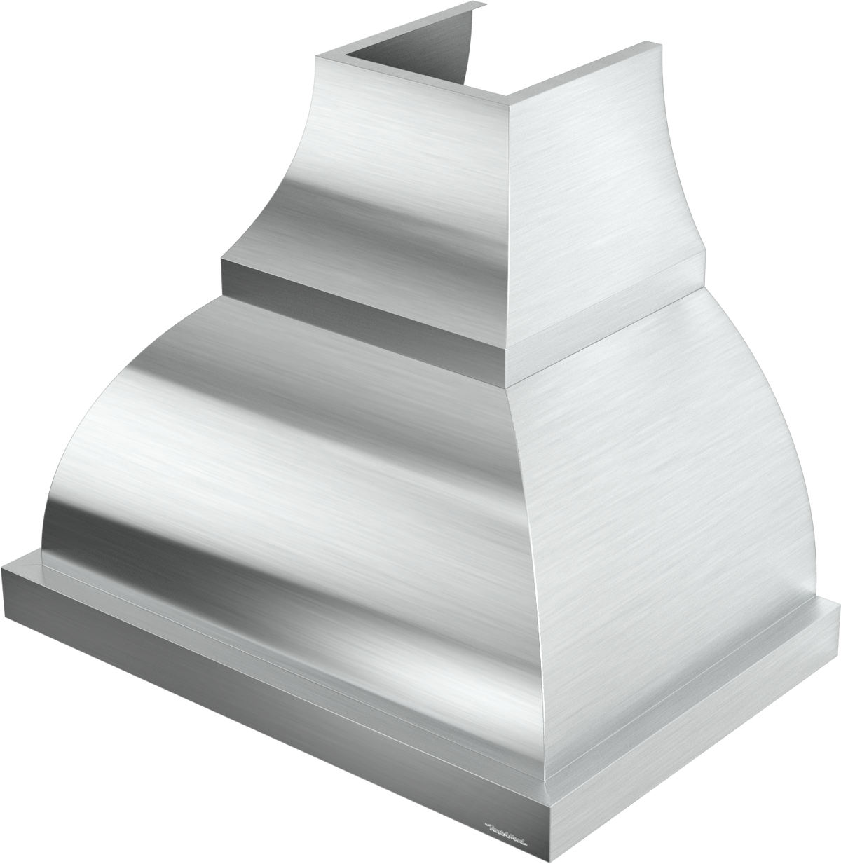Vent-A-Hood JCH466/B1 OL 66" 1200 CFM Designer Wall Mount Range Hood with Complex Curve – Extended Base, Magic Lung Blower, Overlay