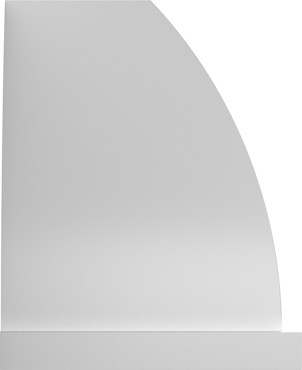 Vent-A-Hood JCH354/C2 WH 54" 900 CFM Designer Convex Wall Mount Range Hood with Magic Lung Blower, White