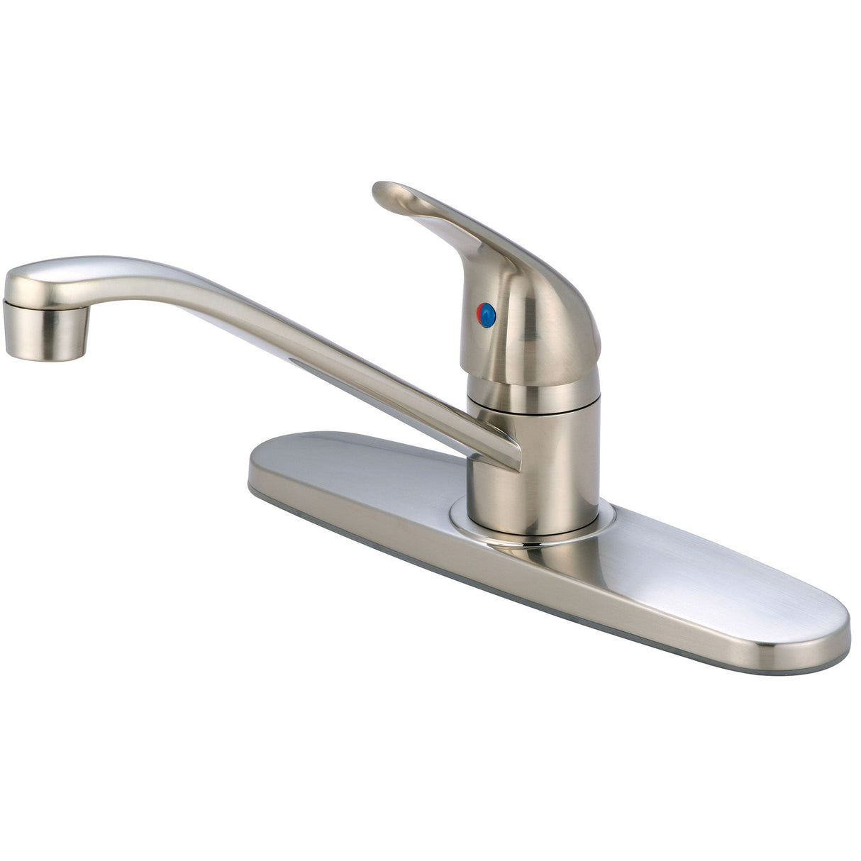 Olympia K-4160-BN Elite Single Handle Kitchen Faucet in Brushed Nickel