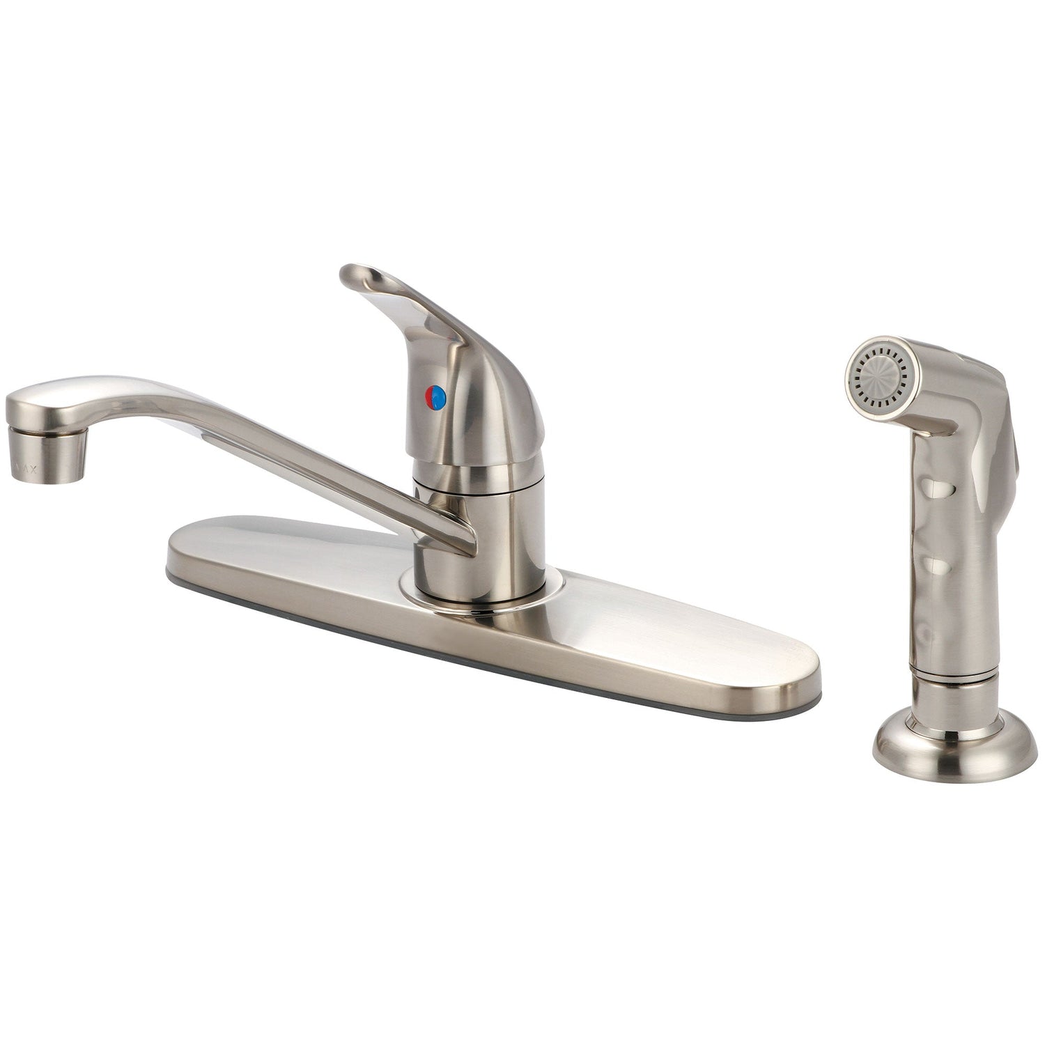 Olympia K-4162-BN Elite Single Handle Kitchen Faucet in Brushed Nickel