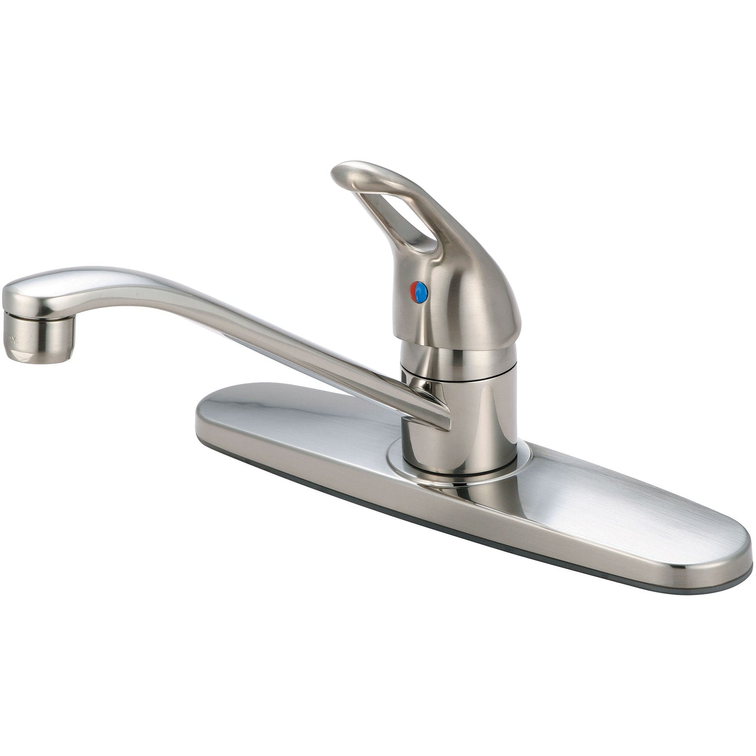 Olympia K-4170-BN Elite Single Handle Kitchen Faucet in Brushed Nickel