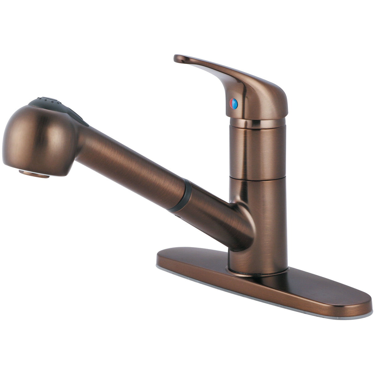 Olympia K-5030-ORB Elite Single Handle Pull-Out Kitchen Faucet in Oil Rubbed Bronze