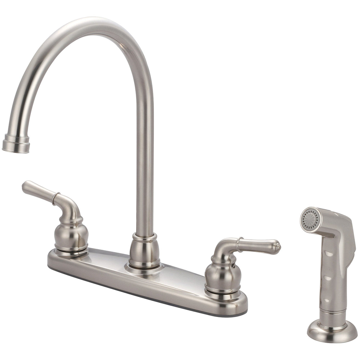 Olympia K-5342-BN Accent Two Handle Kitchen Faucet in Brushed Nickel