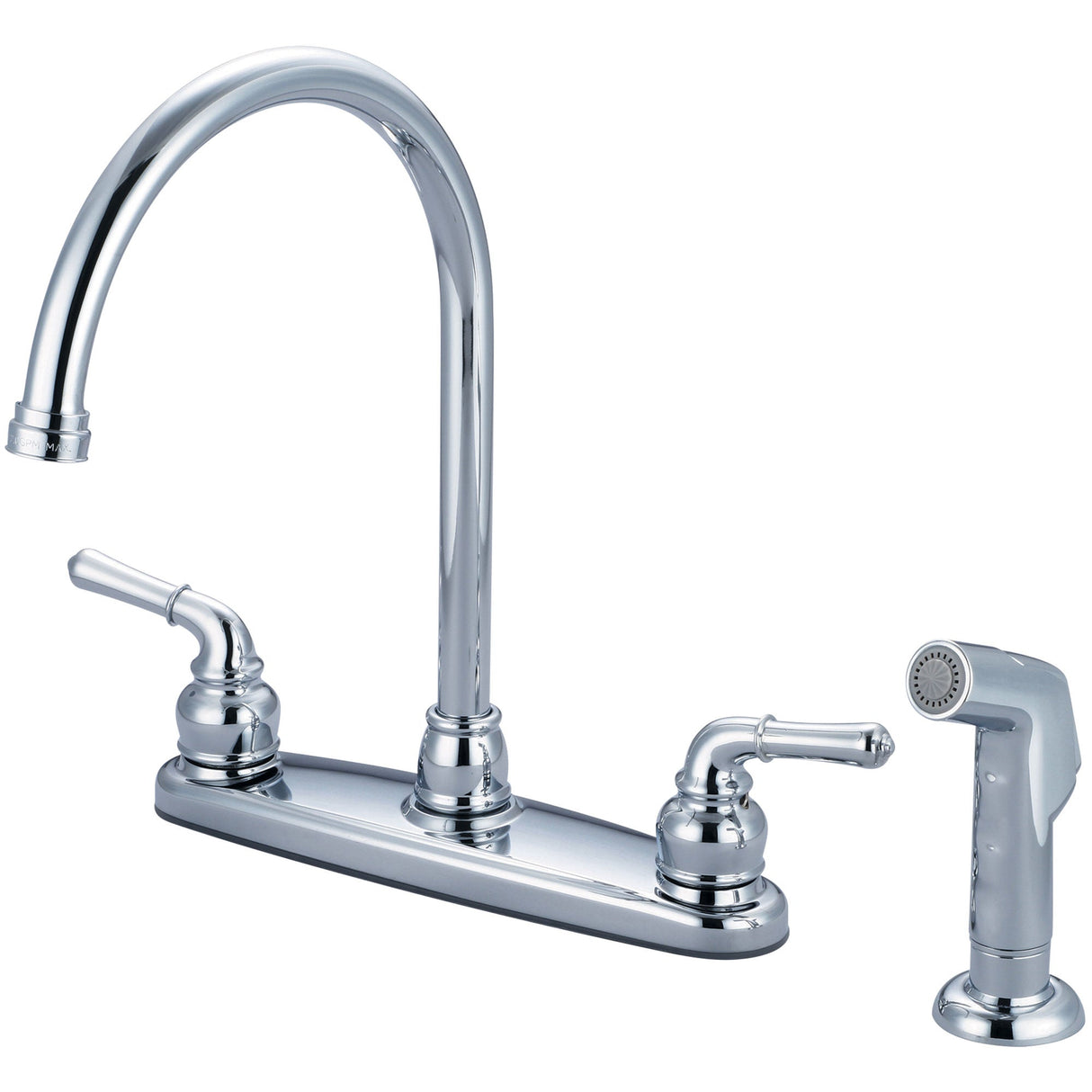 Olympia K-5342 Accent Two Handle Kitchen Faucet in Chrome