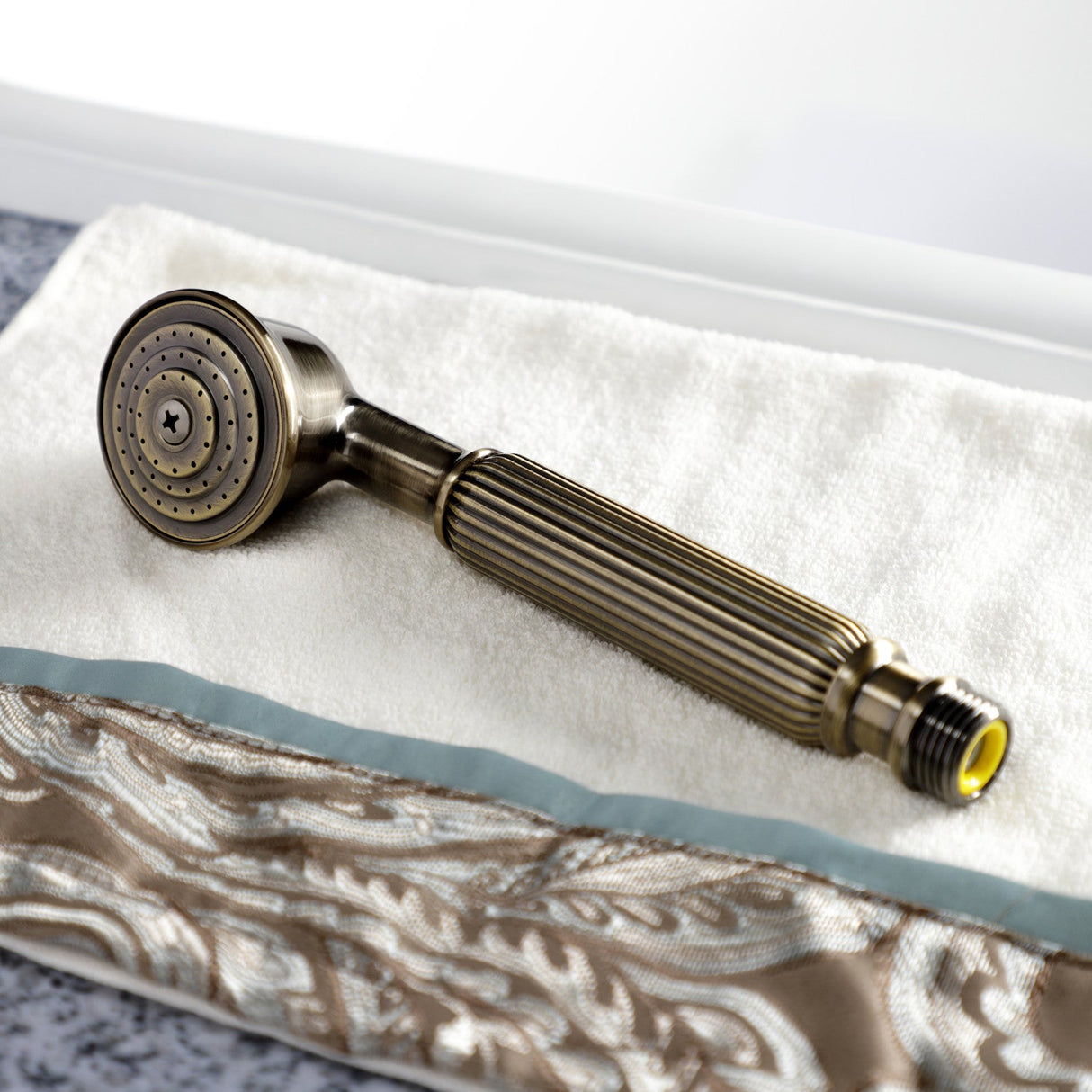 Vintage K107A3 Brass Hand Shower, Antique Brass