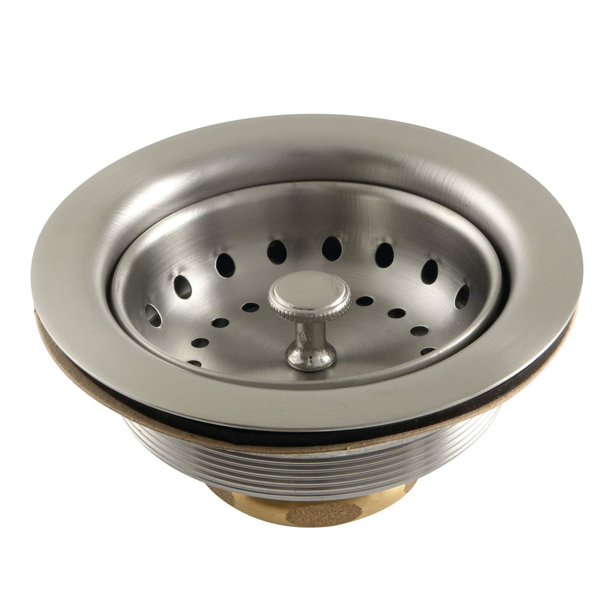 Tacoma K111BBN 3-1/2 Inch Kitchen Sink Basket Strainer Only, Brushed Nickel
