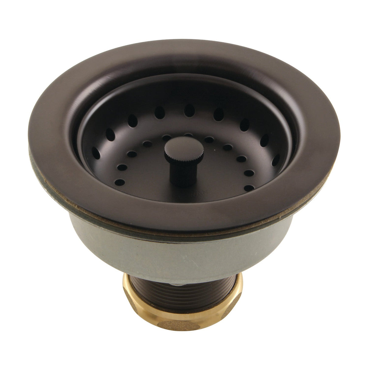 Tacoma K112ORB 3-1/2 Inch Kitchen Sink Basket Strainer Only, Oil Rubbed Bronze