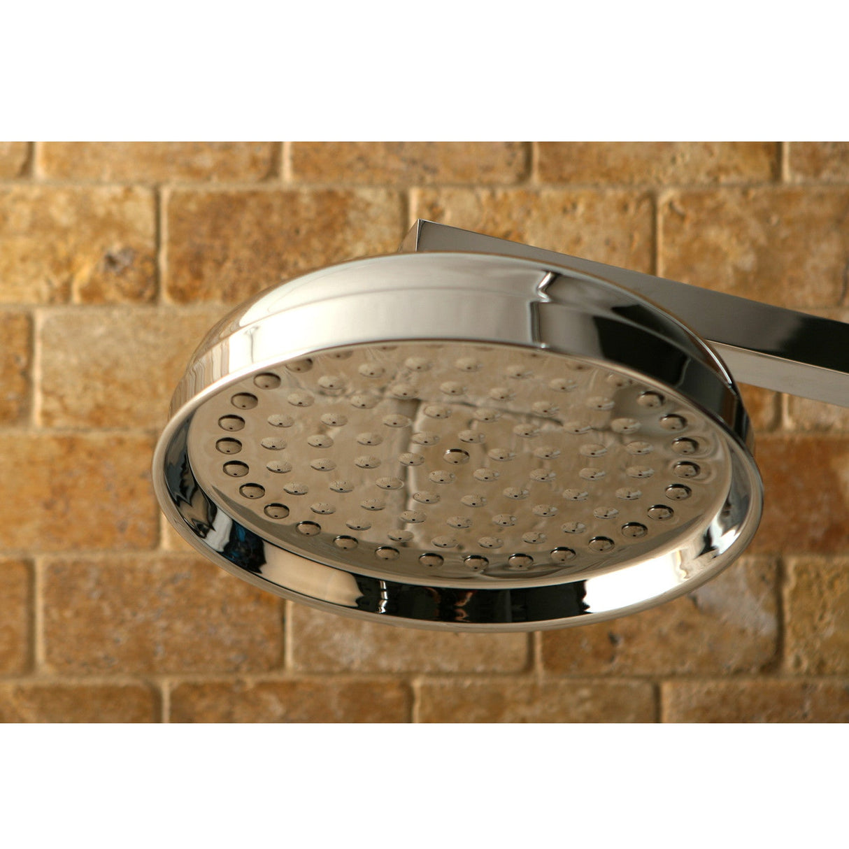 Victorian K124A1 8-Inch Brass Shower Head, Polished Chrome