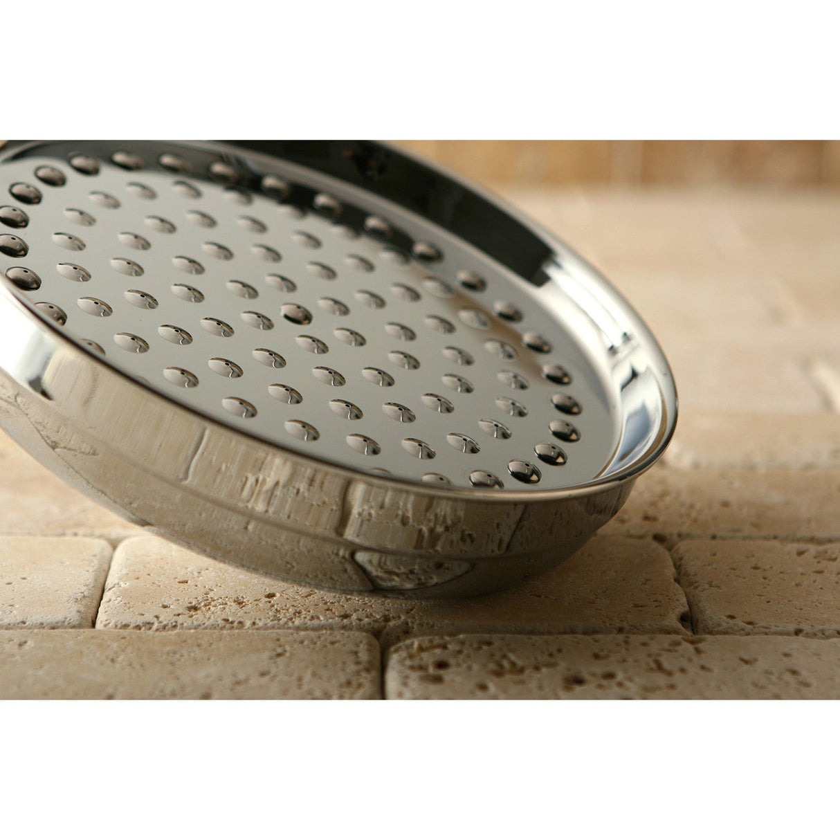 Victorian K124A1 8-Inch Brass Shower Head, Polished Chrome