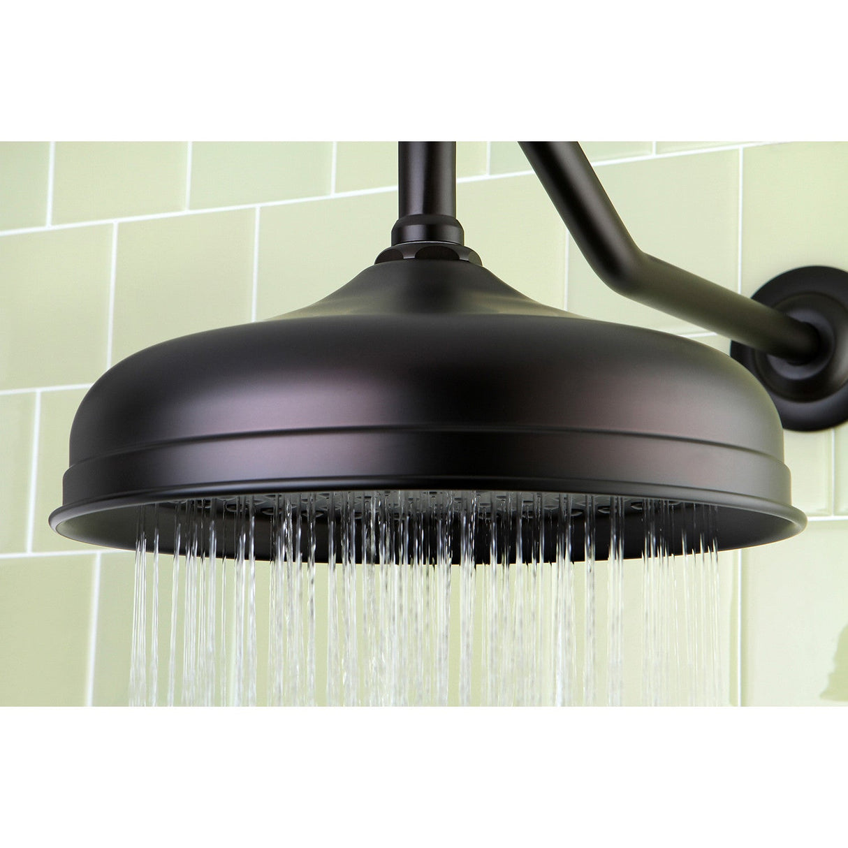 Victorian K125A5 10-Inch Brass Shower Head, Oil Rubbed Bronze