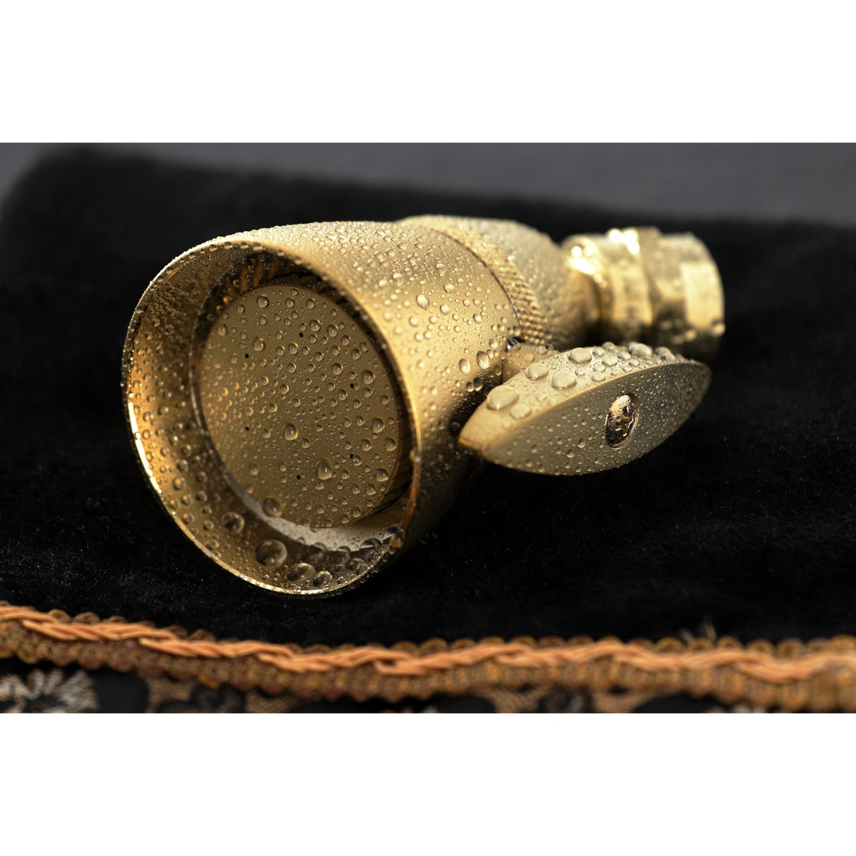 Made To Match K132A7 2-1/4 Inch Brass Adjustable Shower Head, Brushed Brass