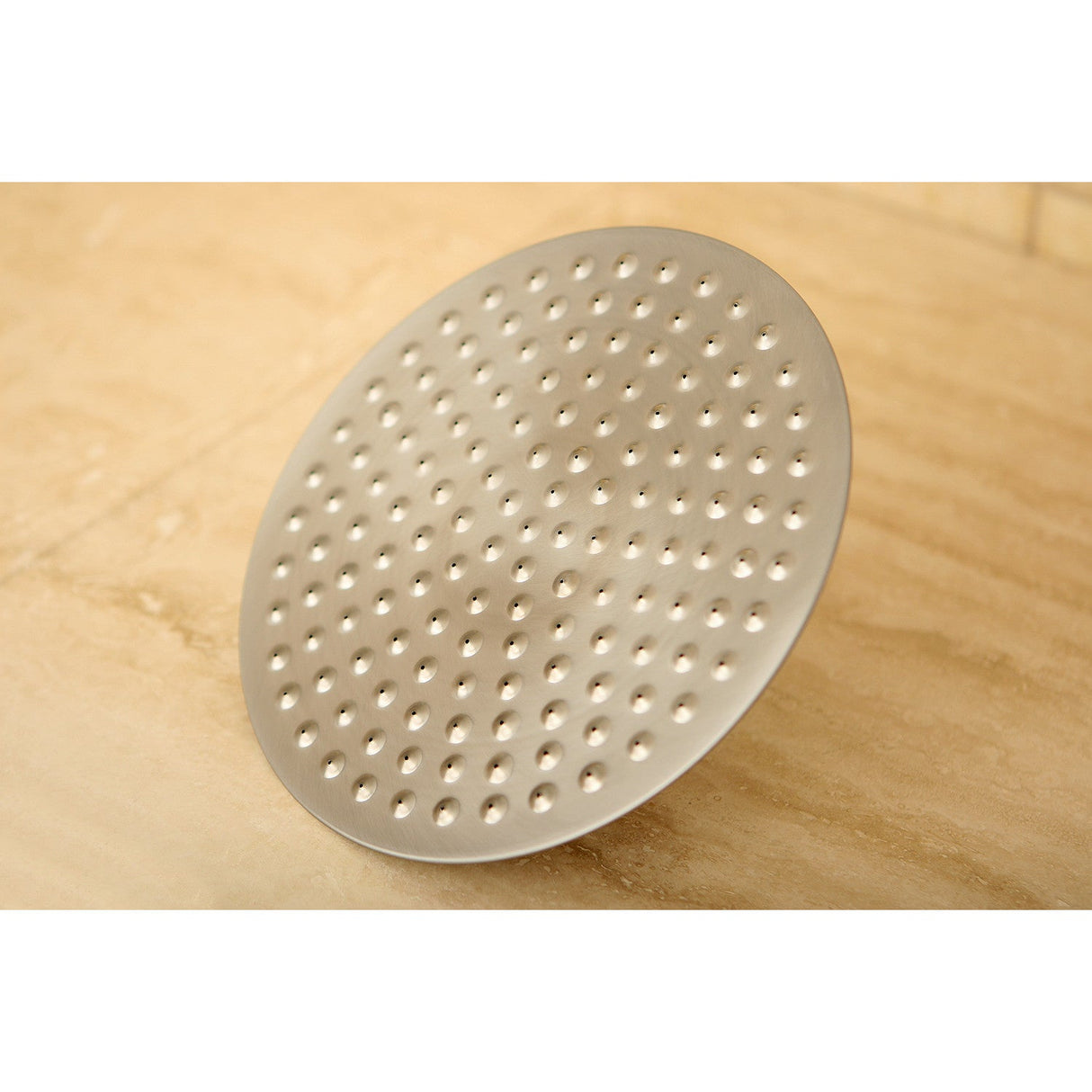 Shower Scape K136A8 7-3/4 Inch Brass Shower Head, Brushed Nickel