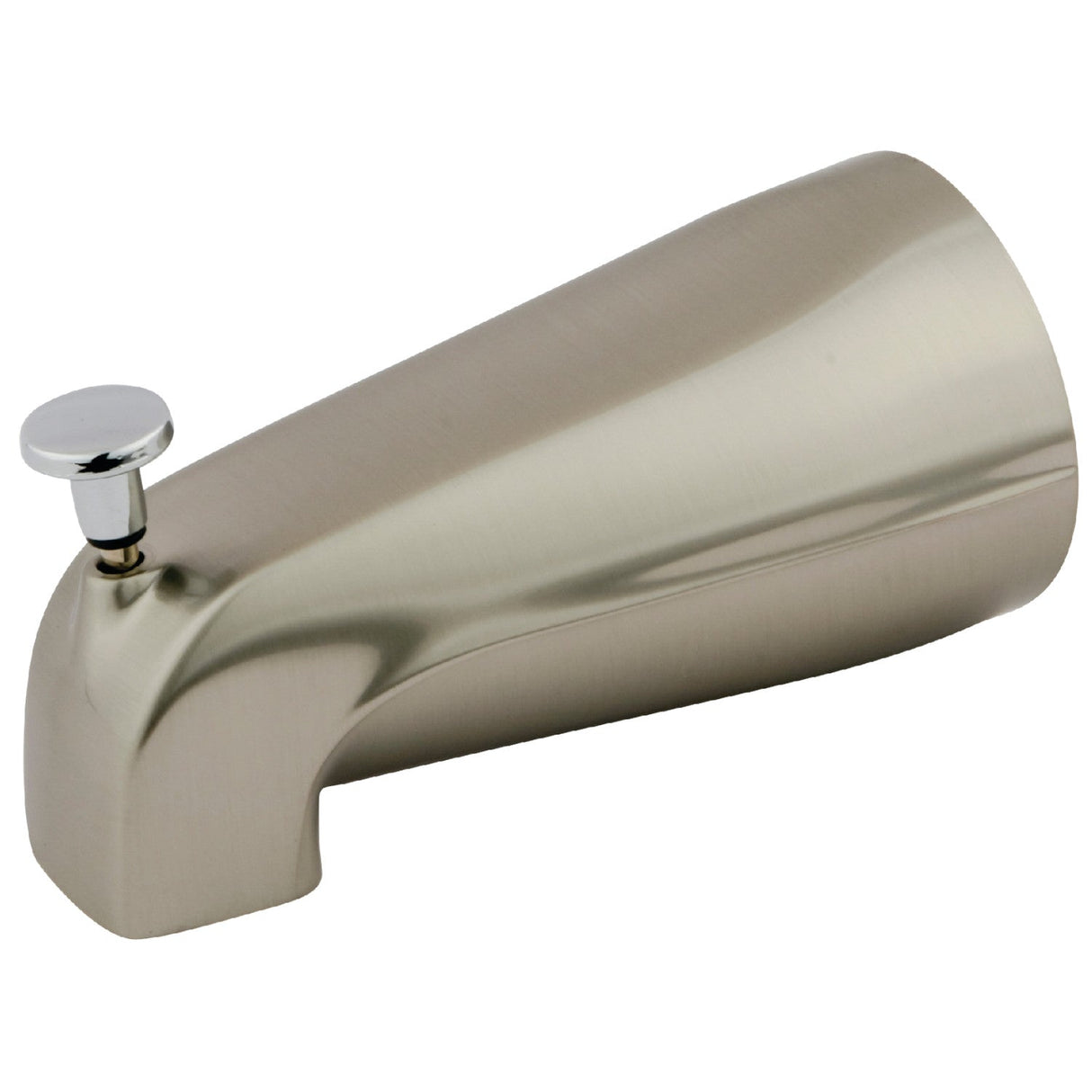 Shower Scape K188A7 5-1/4 Inch Diverter Tub Spout, Brushed Nickel/Polished Chrome