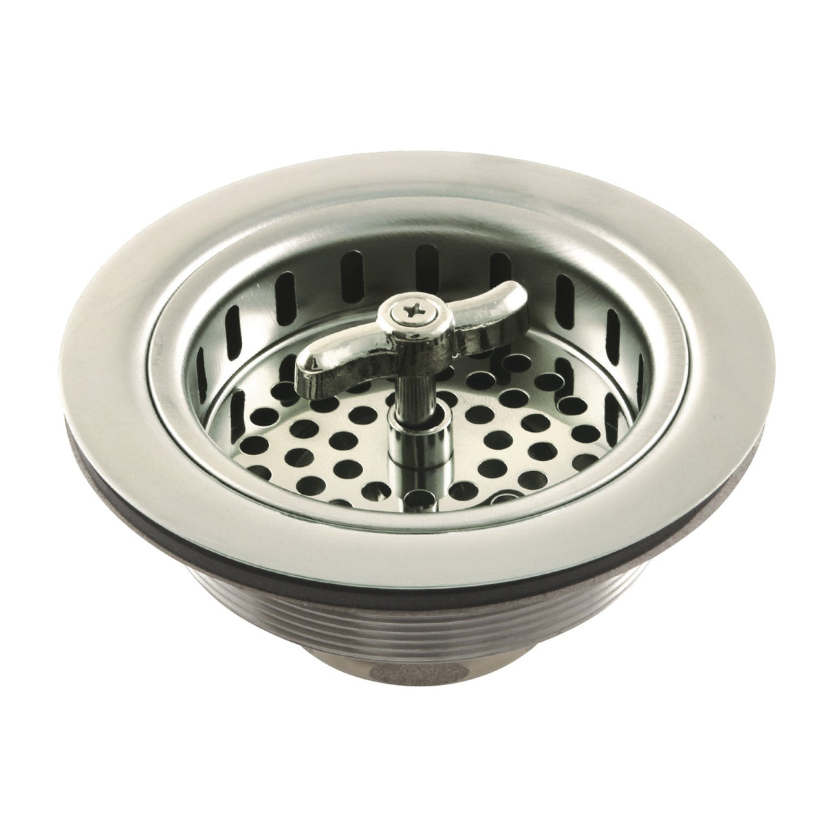 Tacoma K212PN 3-1/2 Inch Kitchen Sink Basket Strainer Only, Polished Nickel
