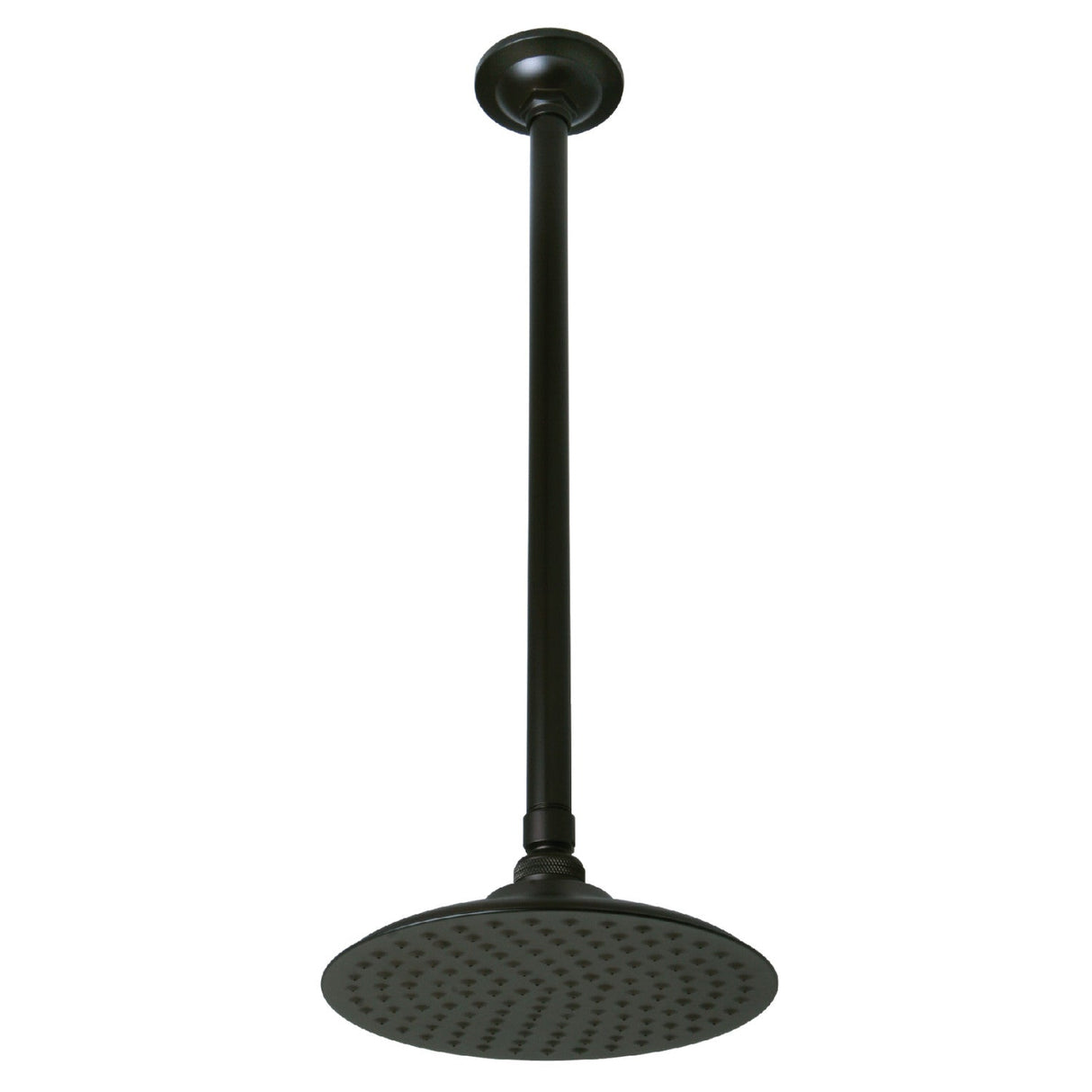 Shower Scape K236K25 7-3/4 Inch Brass Shower Head with 17-Inch Ceiling Support, Oil Rubbed Bronze