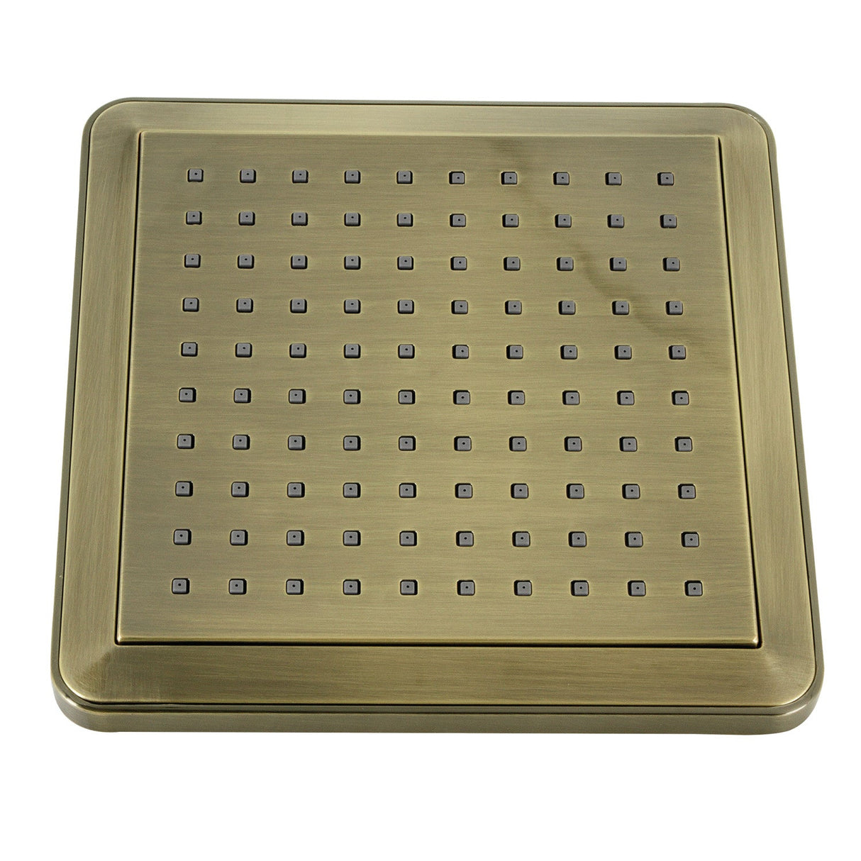 Shower Scape K250A3 9-5/8 Inch Square Rainfall Shower Head, Antique Brass