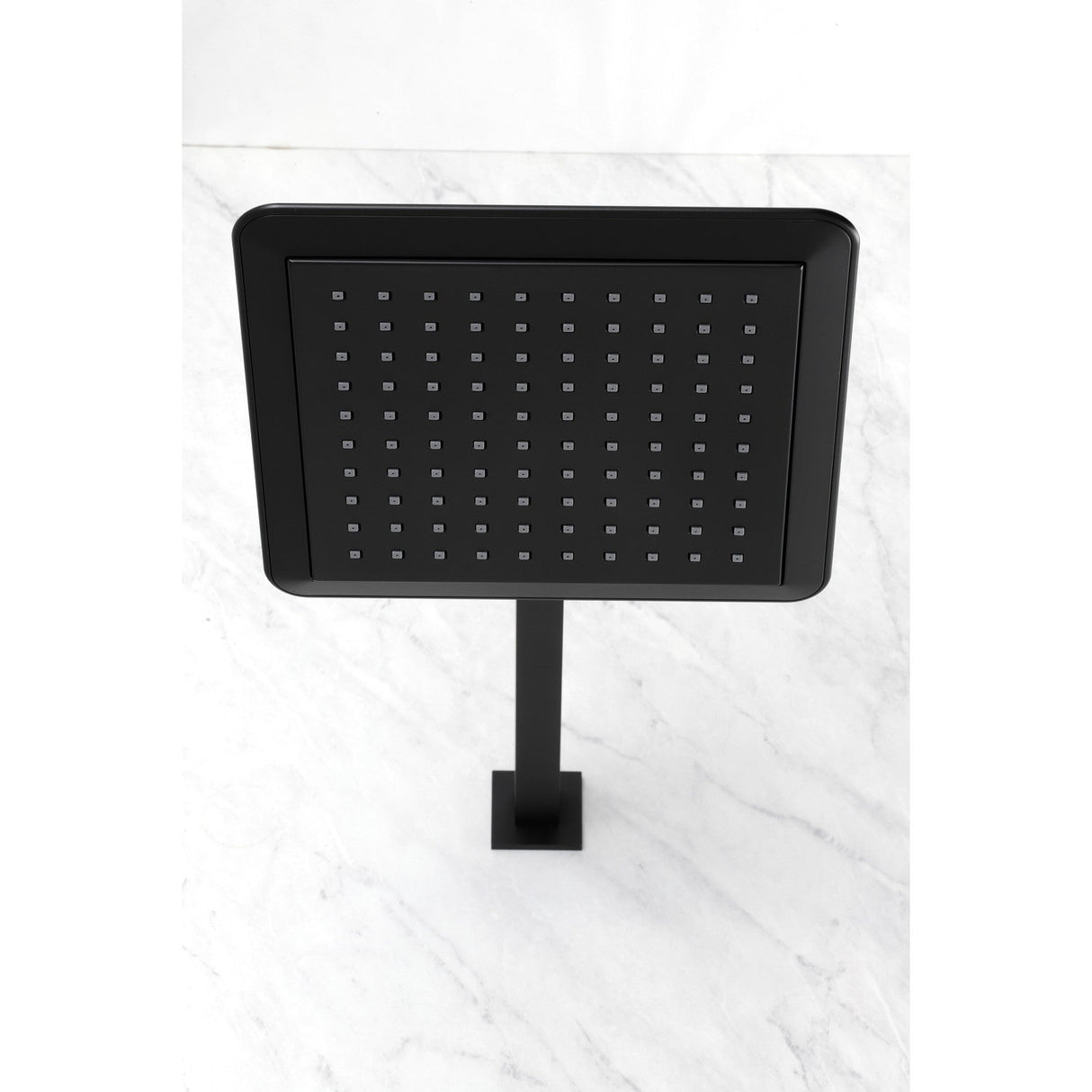 Shower Scape K251A0CK 9-5/8 Inch Square Shower Head with Shower Arm, Matte Black