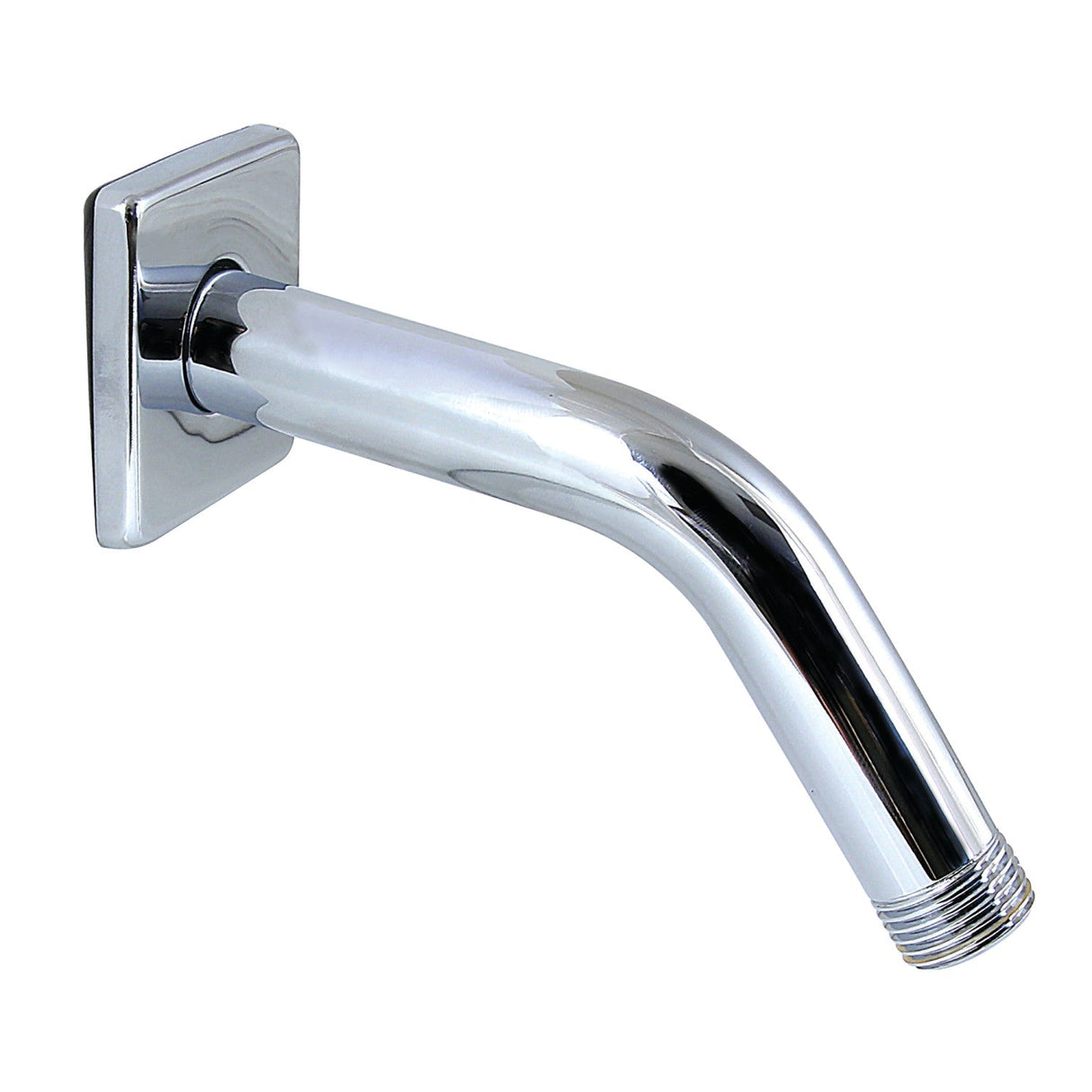 Claremont K412K1 7-Inch Shower Arm with Square Flange, Polished Chrome