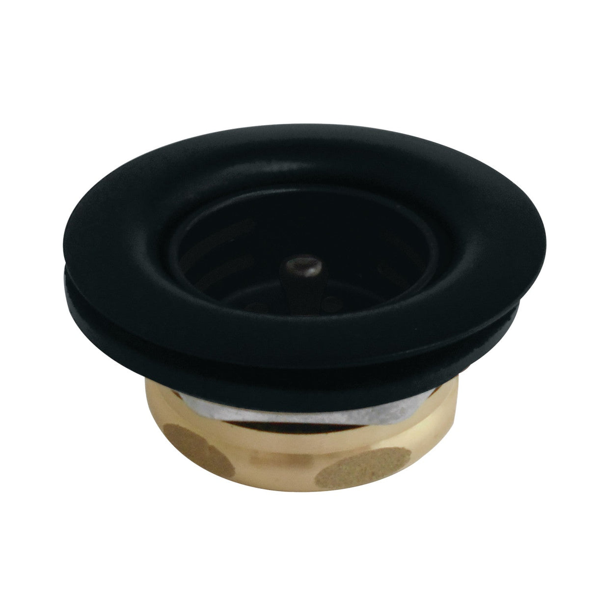 Tacoma K461BMB Stainless Steel Bar Sink Basket Strainer with Brass Nut, Matte Black