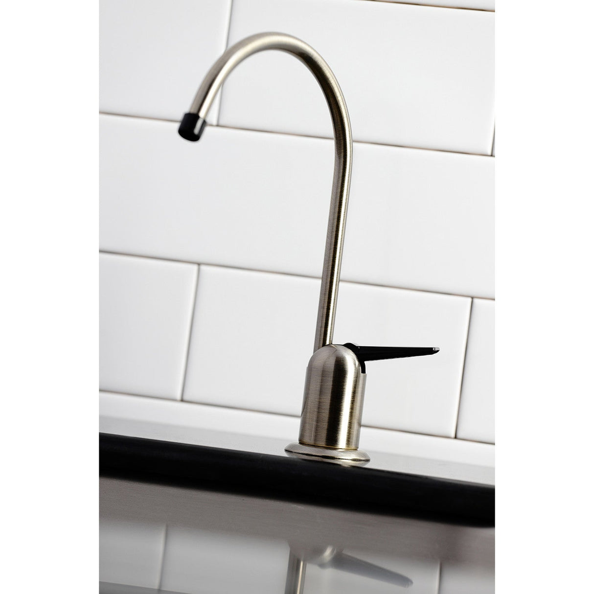 Americana K6193 Single-Handle 1-Hole Deck Mount Water Filtration Faucet, Antique Brass