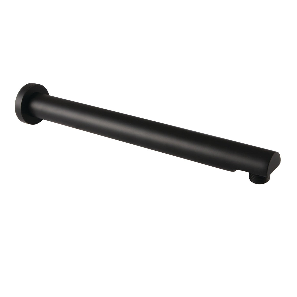 AquaElements K8113E0 13-Inch Rain Drop Shower Arm with Flange, Matte Black
