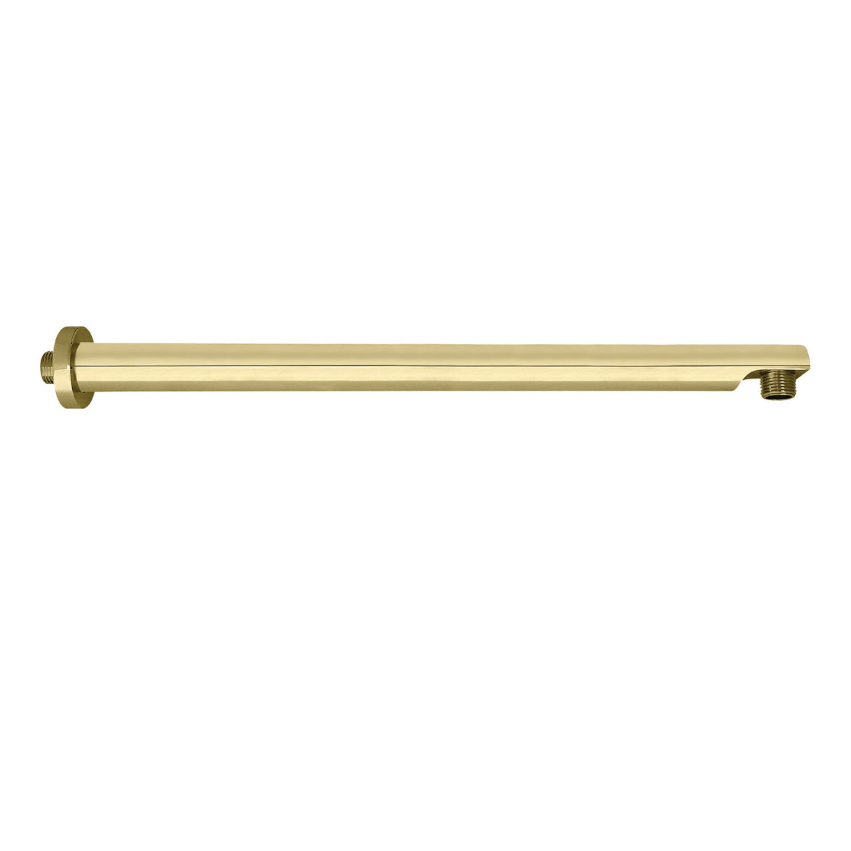AquaElements K8119E2 18.9-Inch Rain Drop Shower Arm with Flange, Polished Brass