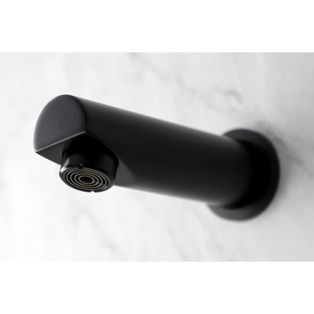 Shower Scape K8187A0 6-1/2 Inch Non-Diverter Tub Spout, Matte Black