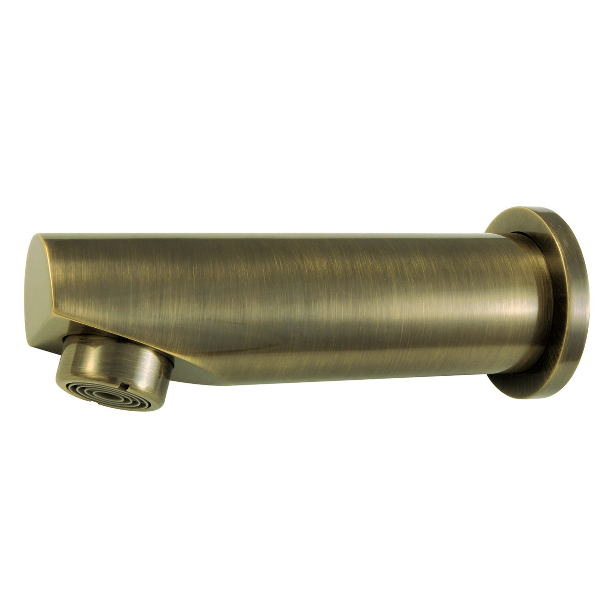 Shower Scape K8187A3 6-1/2 Inch Non-Diverter Tub Spout, Antique Brass
