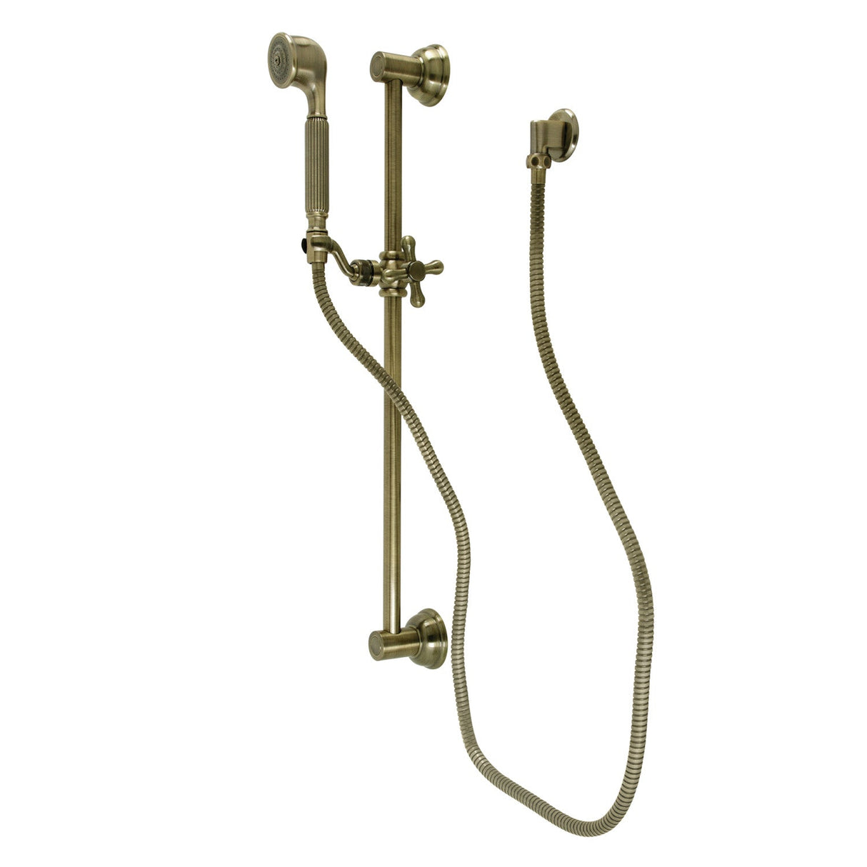 Made To Match KAK3323W3 Hand Shower Combo with Slide Bar, Antique Brass