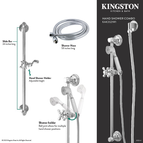 Made To Match KAK3325W5 Hand Shower Combo with Slide Bar, Oil Rubbed Bronze