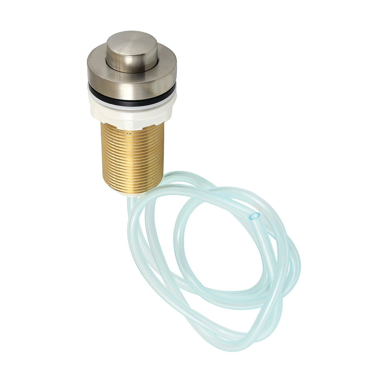 Gourmetier KAM218 Garbage Disposal Air Switch Button, Brushed Nickel