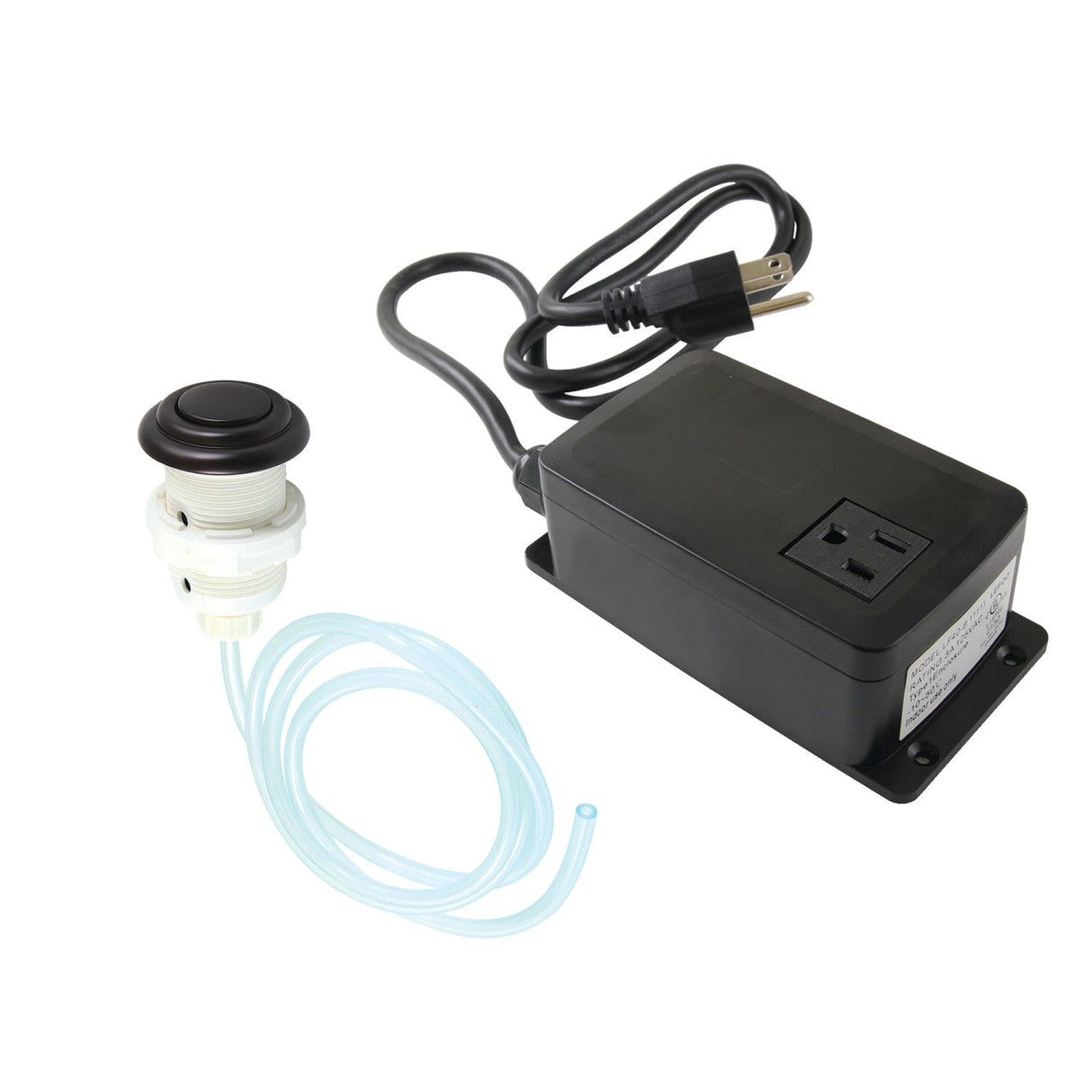 Gourmetier KATSK315 Single Outlet Garbage Disposal Air Switch Kit, Oil Rubbed Bronze