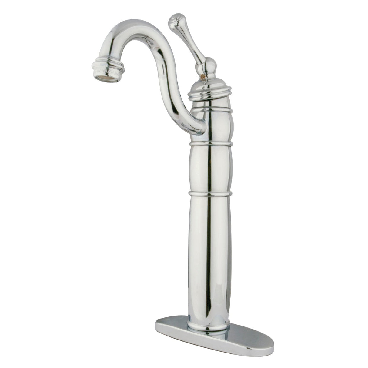 Heritage KB1421BL Single-Handle 1-Hole Deck Mount Vessel Faucet, Polished Chrome