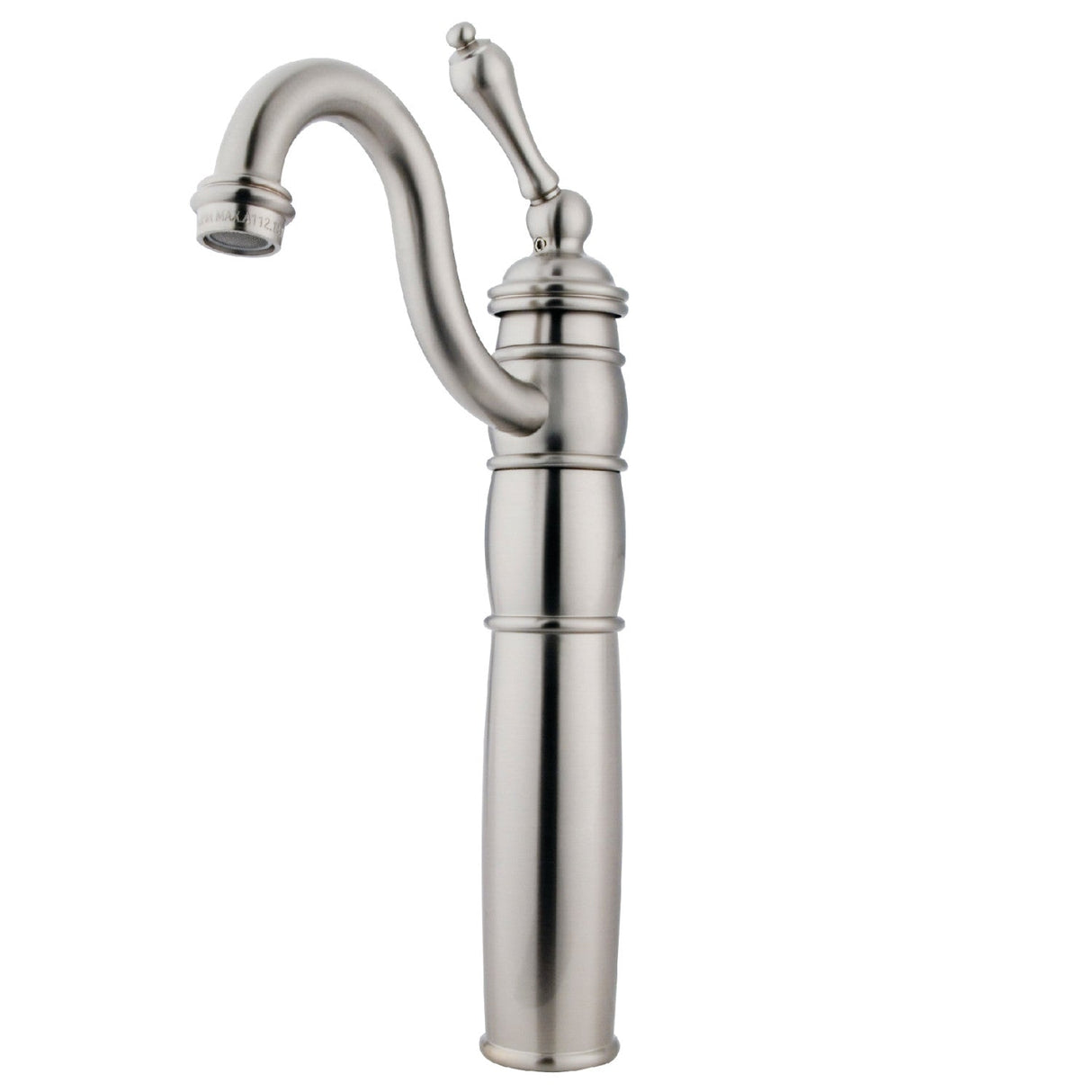 Heritage KB1428AL Single-Handle 1-Hole Deck Mount Vessel Faucet, Brushed Nickel