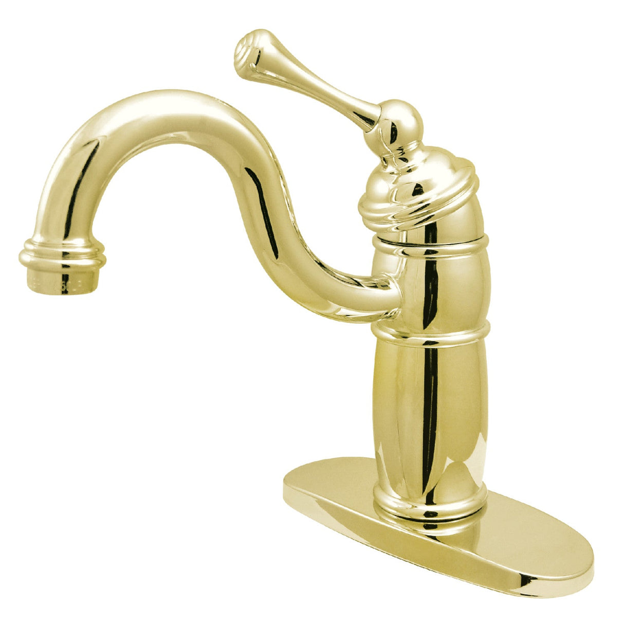 Vintage KB1482BL Single-Handle 1-Hole Deck Mount Bar Faucet, Polished Brass