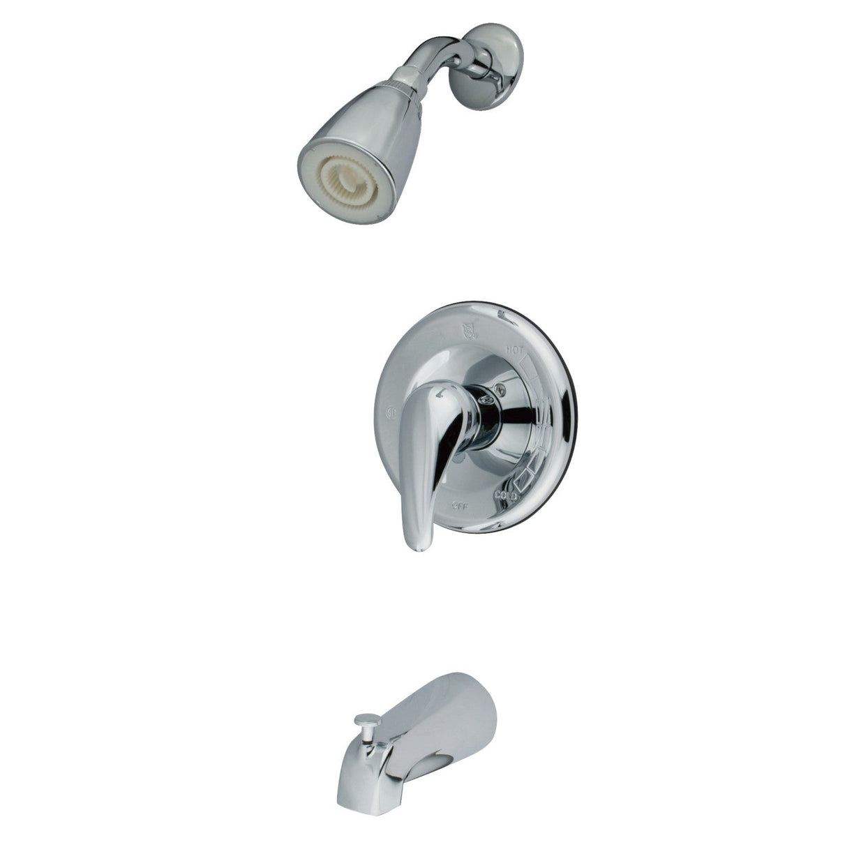 Legacy KB1631LL Single-Handle 3-Hole Wall Mount Tub and Shower Faucet, Polished Chrome