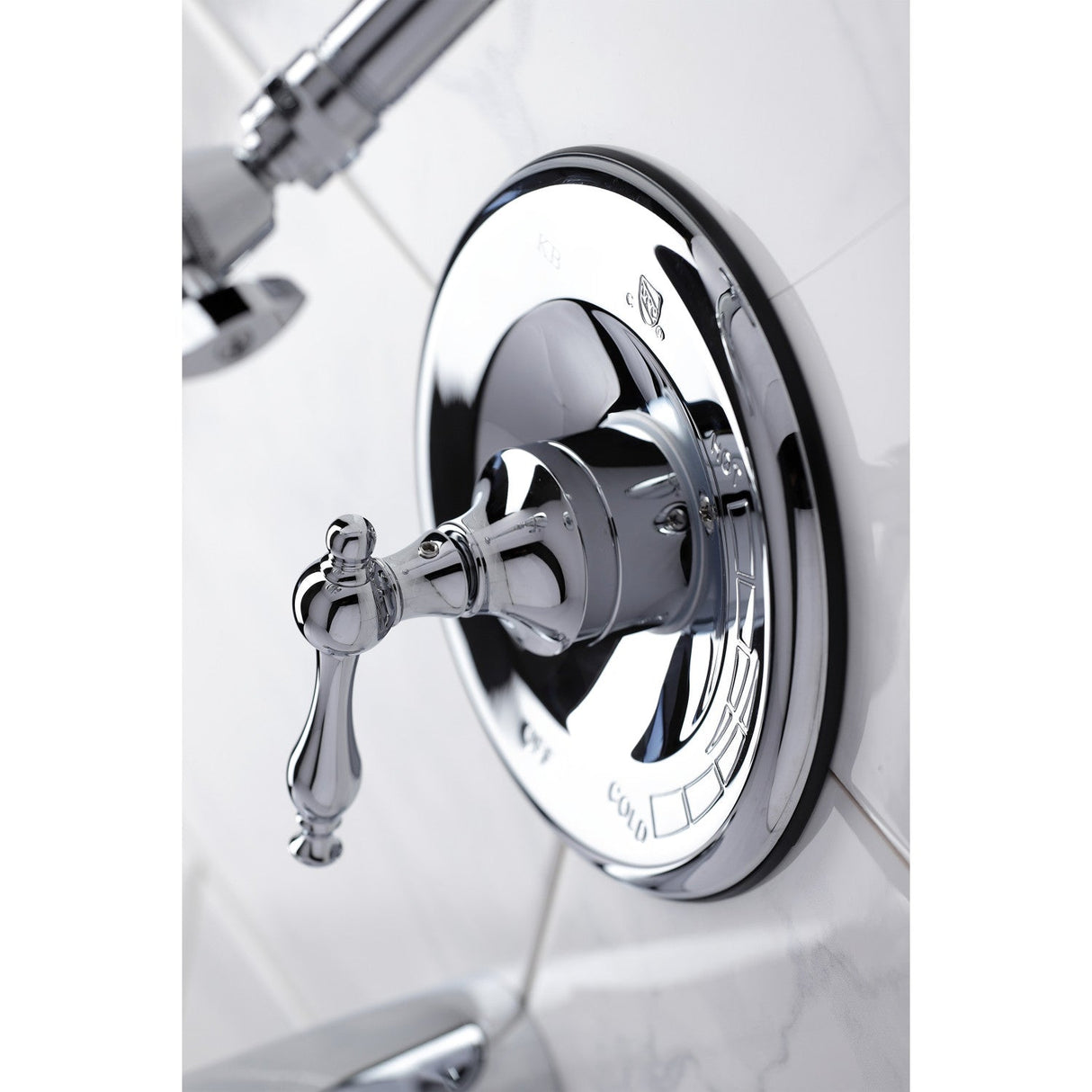 KB1631NL Single-Handle 3-Hole Wall Mount Tub and Shower Faucet, Polished Chrome
