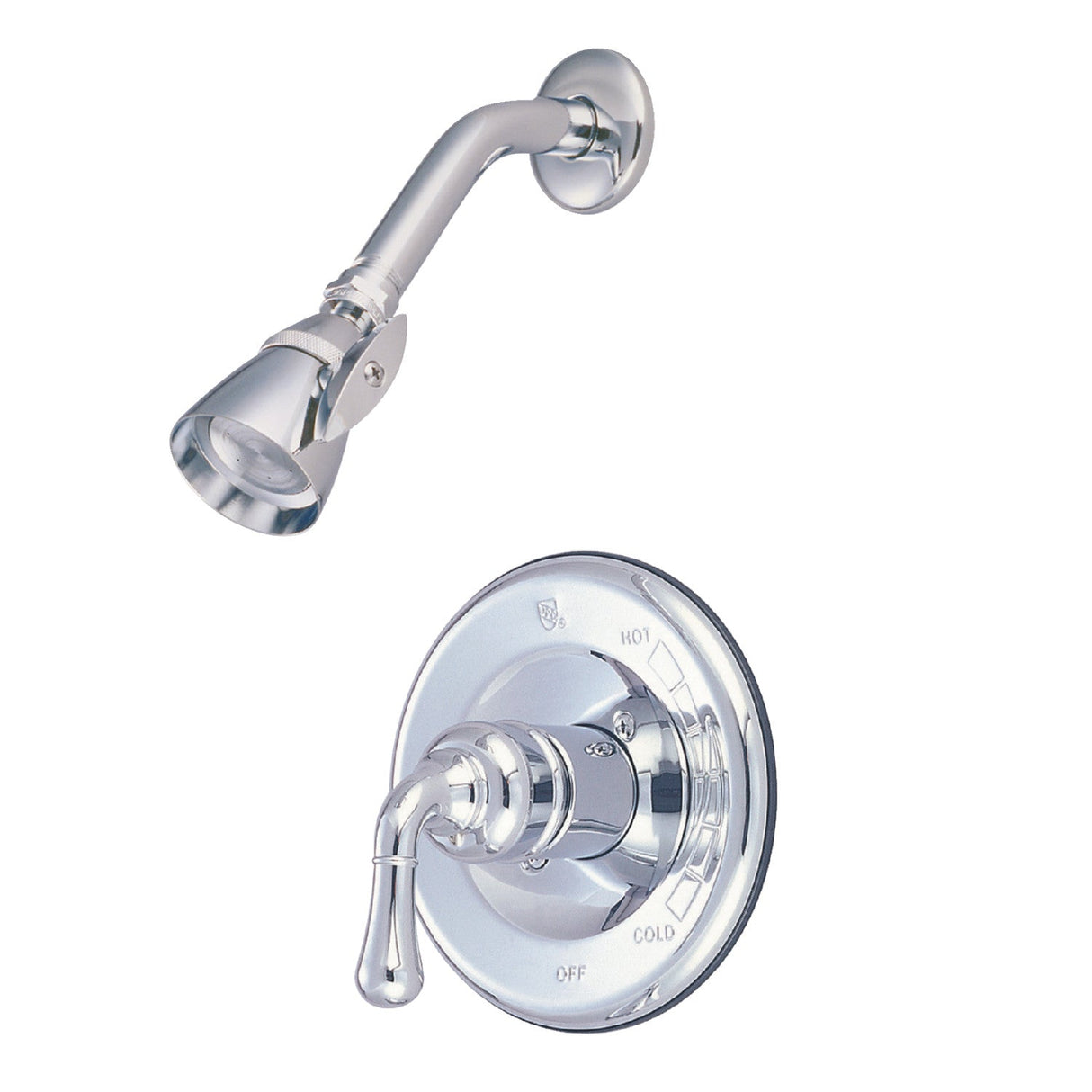 Magellan KB1631SO Single-Handle 2-Hole Wall Mount Shower Faucet, Polished Chrome