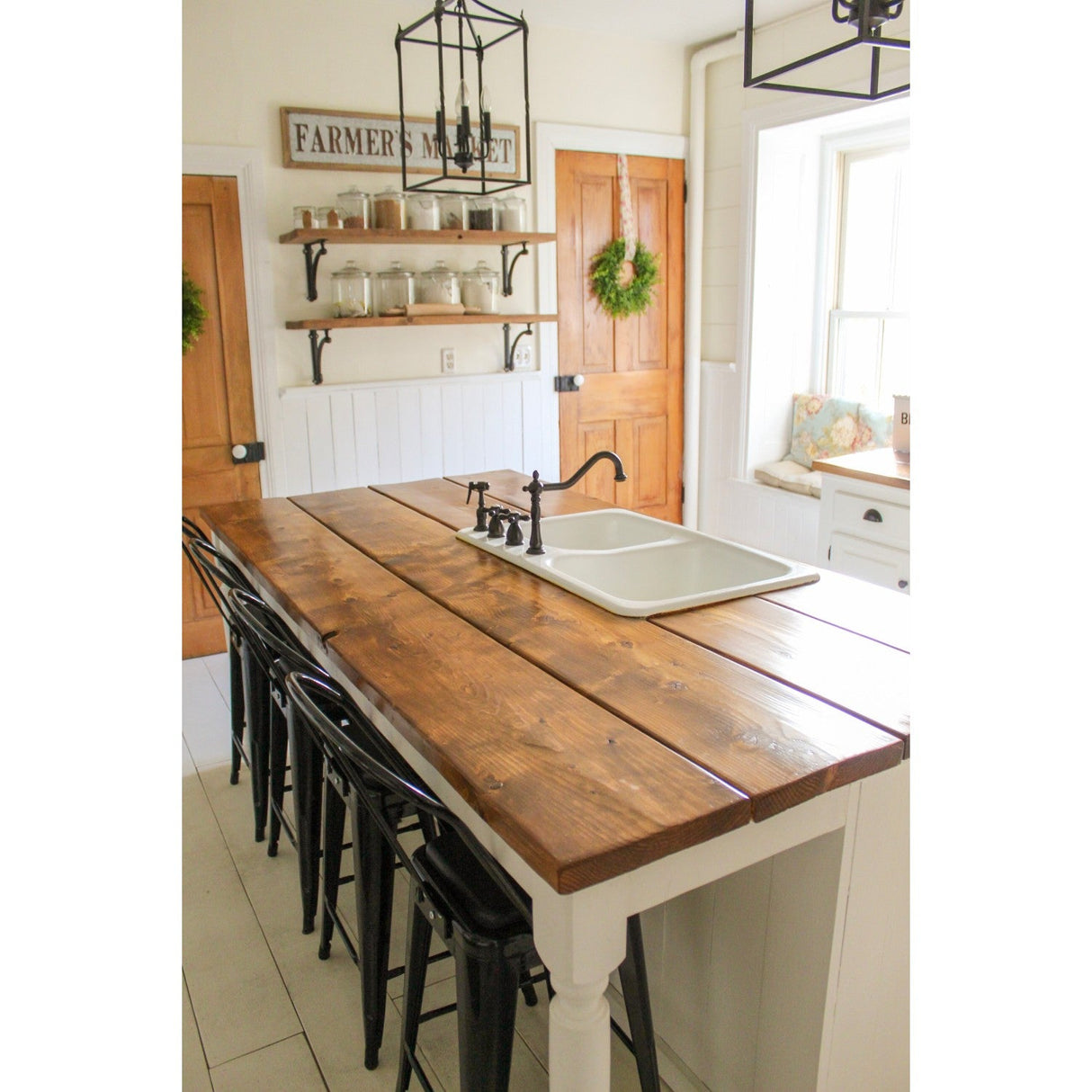 Heritage KB1795AXBS Two-Handle 4-Hole Deck Mount Widespread Kitchen Faucet with Brass Sprayer, Oil Rubbed Bronze