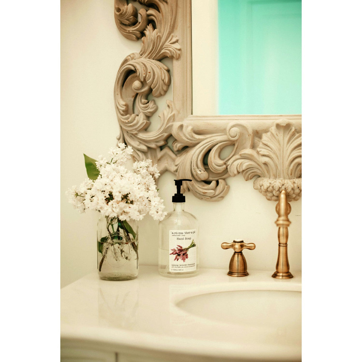 Heritage KB1973AX Two-Handle 3-Hole Deck Mount Widespread Bathroom Faucet with Brass Pop-Up, Antique Brass