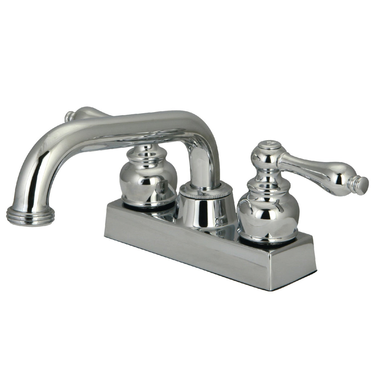 KB2471AL Two-Handle 2-Hole Deck Mount Laundry Faucet, Polished Chrome