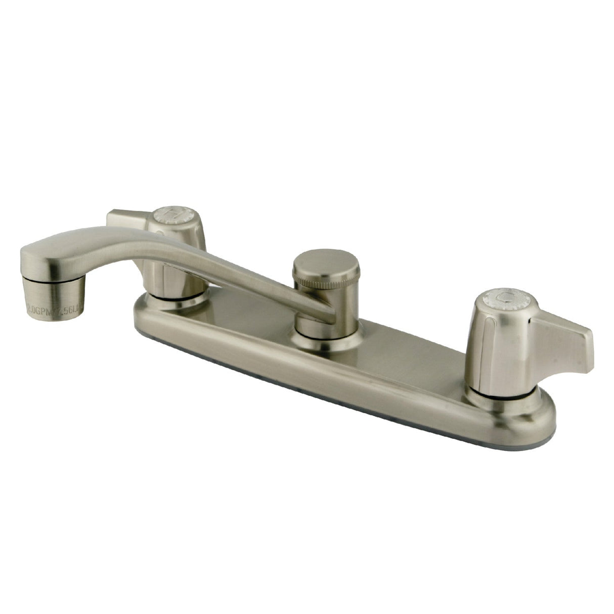 Magellan KB261SN Two-Handle 2-Hole Deck Mount 8" Centerset Kitchen Faucet, Brushed Nickel