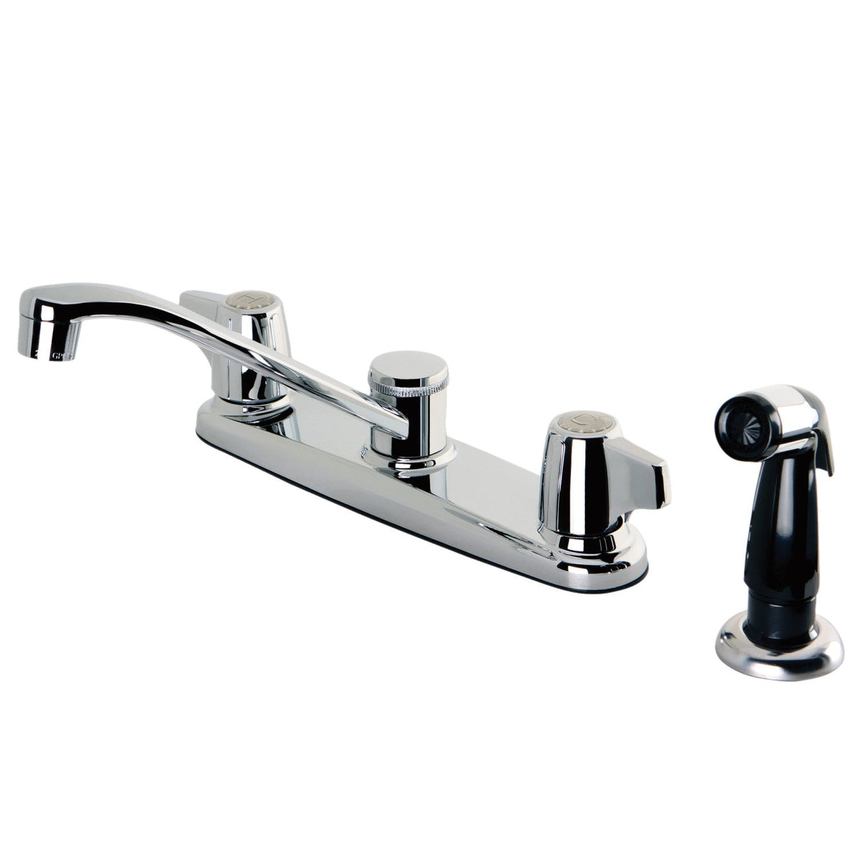 Magellan KB262 Two-Handle 4-Hole Deck Mount 8" Centerset Kitchen Faucet, Polished Chrome