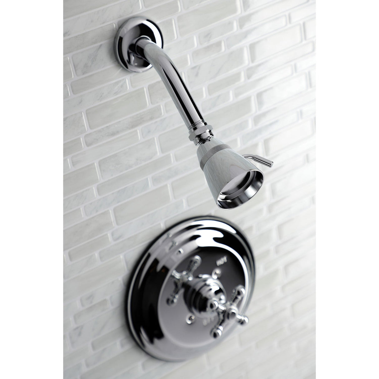 KB2631BXTSO Single-Handle 2-Hole Wall Mount Shower Faucet Trim Only, Polished Chrome