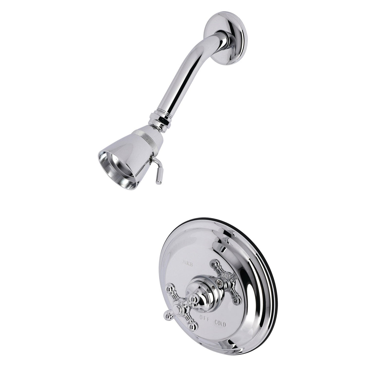 KB2631BXTSO Single-Handle 2-Hole Wall Mount Shower Faucet Trim Only, Polished Chrome